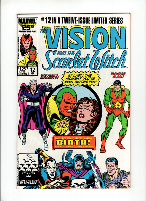 Vision and the Scarlet Witch, Vol. 2 #12 (1986) Birth of Wiccan & Speed Birth of Wiccan & Speed Buy & Sell Comics Online Comic Shop Toronto Canada