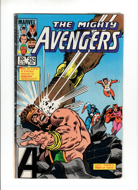 The Avengers, Vol. 1 #252 (1984) Buy & Sell Comics Online Comic Shop Toronto Canada