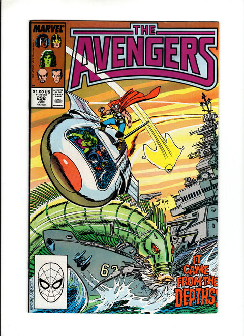 The Avengers, Vol. 1 #292 (1988) 1st Cross-Time Kangs 1st Cross-Time Kangs Buy & Sell Comics Online Comic Shop Toronto Canada
