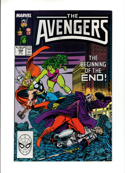 The Avengers, Vol. 1 #296 (1988) Buy & Sell Comics Online Comic Shop Toronto Canada