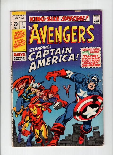 The Avengers, Vol. 1 Annual #3 (1969) Buy & Sell Comics Online Comic Shop Toronto Canada