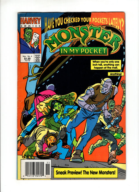 Monster in my Pocket #4 (1991) Newsstand Edition Newsstand Edition Buy & Sell Comics Online Comic Shop Toronto Canada
