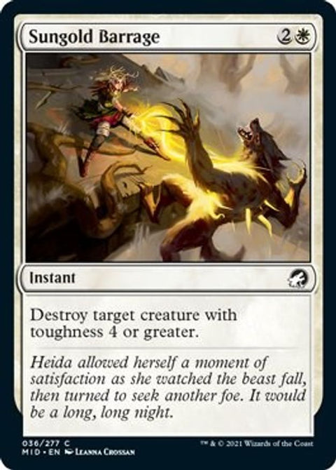 Sungold Barrage | Foil | MID