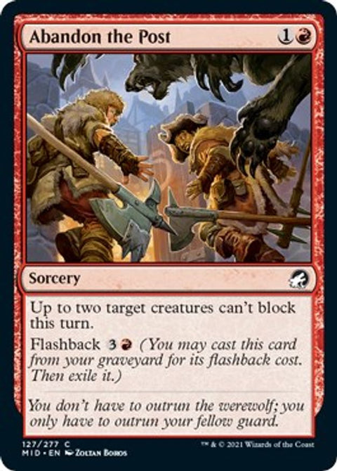 Abandon the Post | Foil | MID