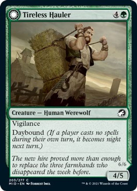 Tireless Hauler / Dire-Strain Brawler | Foil | MID