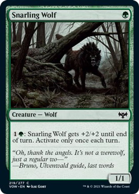 Snarling Wolf | Foil | VOW