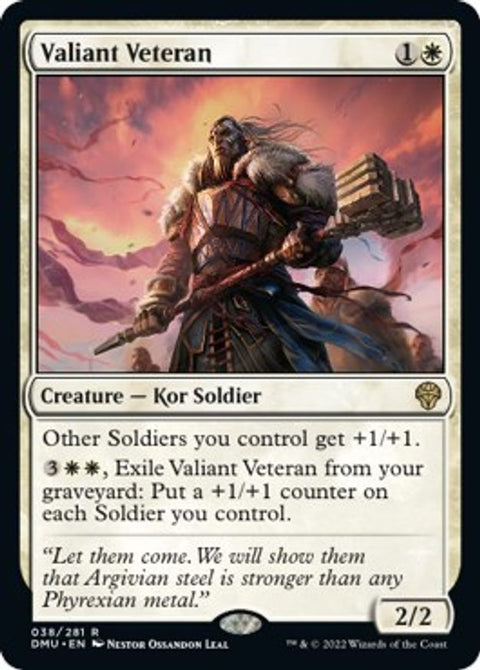 Valiant Veteran | Foil | DMU