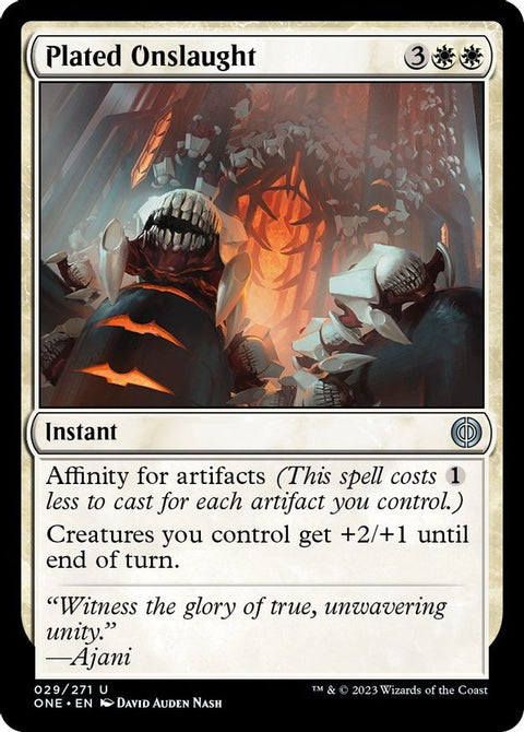 Plated Onslaught | Foil | ONE