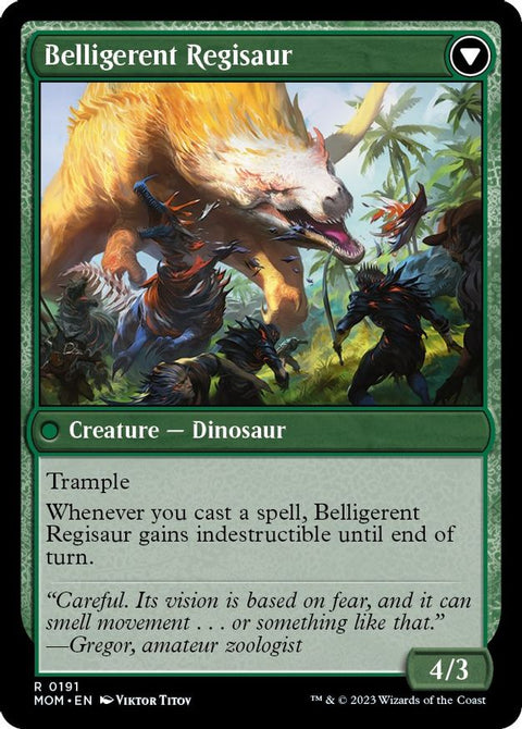Invasion of Ixalan / Belligerent Regisaur | MOM