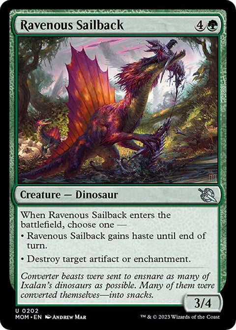 Ravenous Sailback | MOM