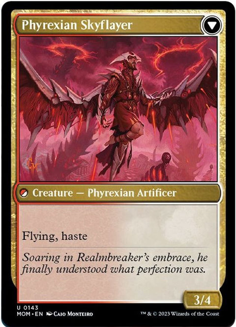 Harried Artisan / Phyrexian Skyflayer | MOM