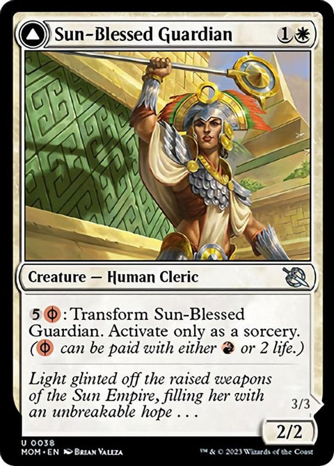 Sun-Blessed Guardian / Furnace-Blessed Conqueror | Foil | MOM