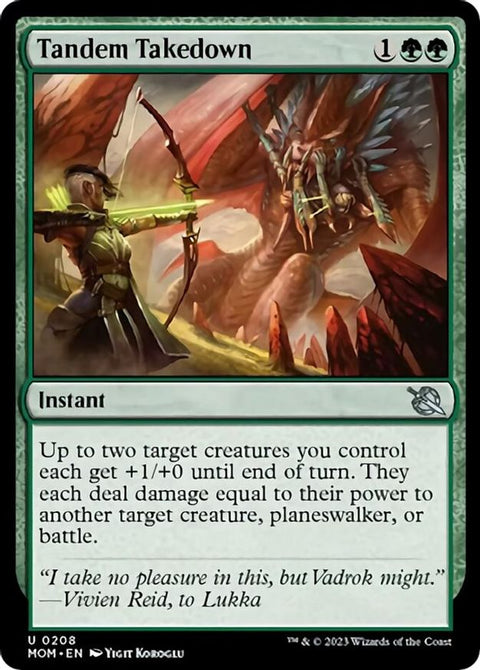 Tandem Takedown | MOM