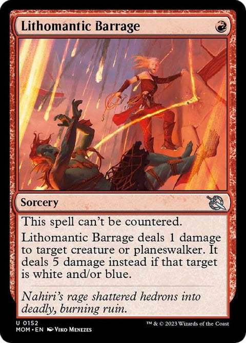 Lithomantic Barrage | MOM