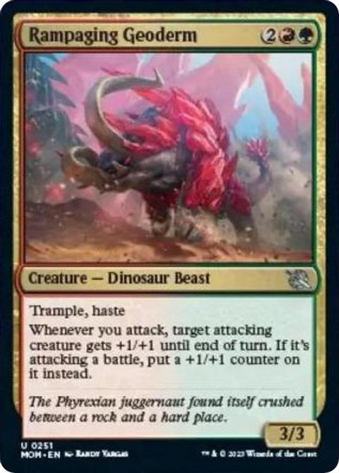 Rampaging Geoderm | MOM