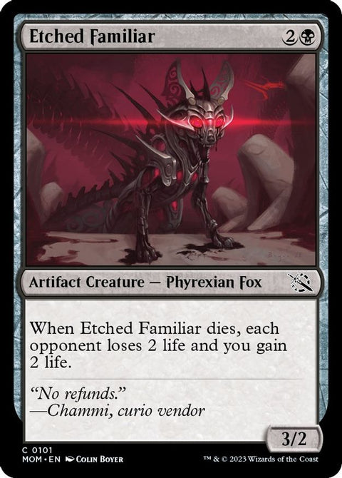 Etched Familiar | MOM