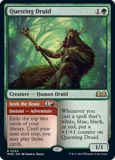 MTG | Questing Druid | WOE