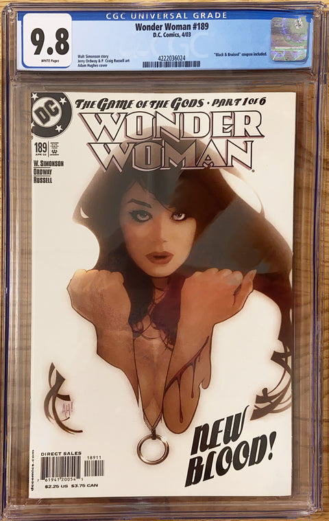 Wonder Woman, Vol. 2 #189A (CGC 9.8)