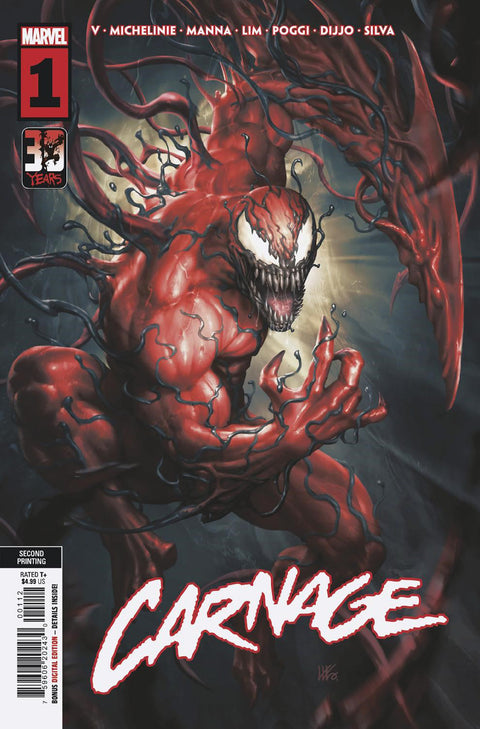 Carnage, Vol. 3 2nd Printing Kendrick Lim Variant