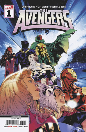 Avengers, Vol. 9 1J 2nd Print Marvel Comics 2023