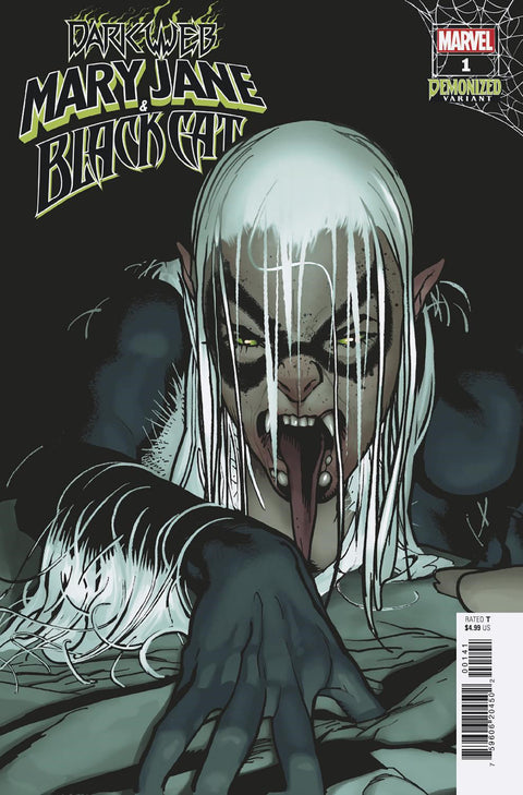 Mary Jane & Black Cat Adam Hughes Demonized Variant