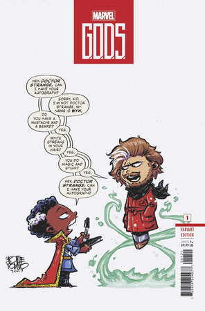 G.O.D.S. 1B Comic Valerio Giangiordano Marvel Comics 2023