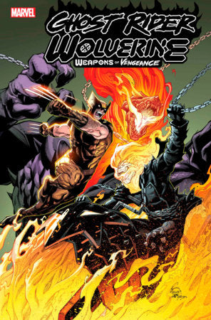 Ghost Rider / Wolverine: Weapons of Vengeance - Omega 1A Comic Tyler Kirkham Variant Marvel Comics 2023