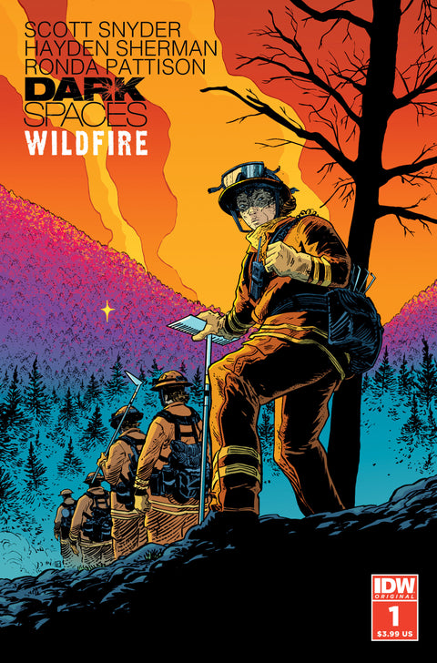 Dark Spaces: Wildfire 2nd Printing Hayden Sherman Variant Cover