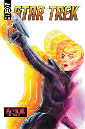 Star Trek (IDW Publishing) 11B Comic 1:10 Angel Hernandez Incentive B&W Variant IDW Publishing 2023