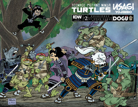 Teenage Mutant Ninja Turtles / Usagi Yojimbo: WhereWhen IDW Publishing