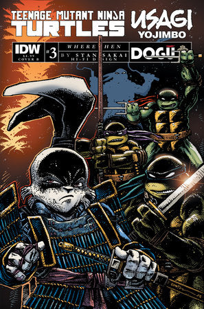 Teenage Mutant Ninja Turtles / Usagi Yojimbo: WhereWhen IDW Publishing