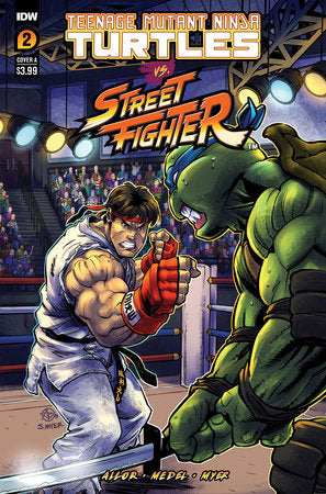 Teenage Mutant Ninja Turtles vs. Street Fighter 2A Comic IDW Publishing 2023