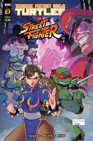 Teenage Mutant Ninja Turtles vs. Street Fighter 3B Comic Bryan Hitch Regular IDW Publishing 2023