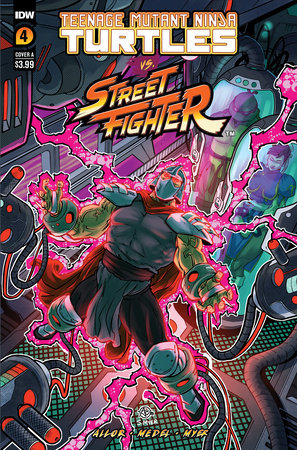 Teenage Mutant Ninja Turtles vs. Street Fighter 4A Comic Dan Schoening Variant IDW Publishing 2023