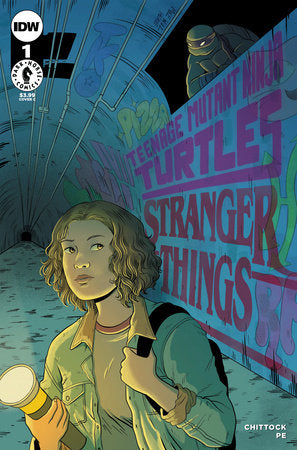 Teenage Mutant Ninja Turtles x Stranger Things 1C Comic Facsimile Edition IDW Publishing 2023