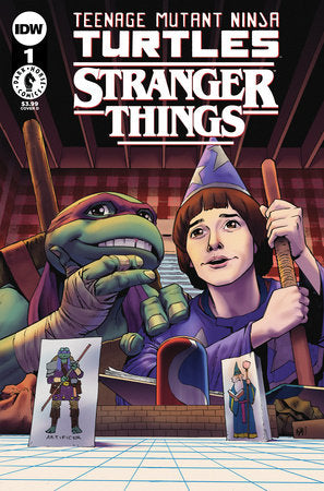 Teenage Mutant Ninja Turtles x Stranger Things 1D Comic Ron Lim Regular IDW Publishing 2023