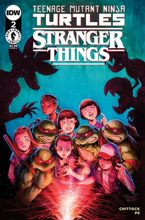 Teenage Mutant Ninja Turtles x Stranger Things 2A Comic Ryan Stegman Venom The Other Variant IDW Publishing 2023