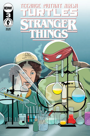 TMNT x Stranger Things 3C Comic IDW Publishing 2023