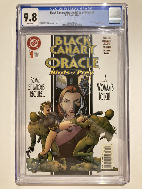 Black Canary / Oracle: Birds of Prey #1 (CGC 9.8) (1995) 1st Birds of Prey