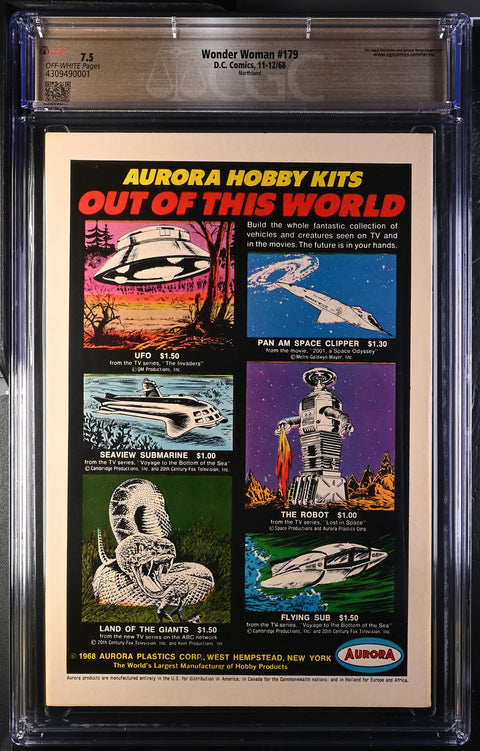 Wonder Woman, Vol. 1 #179 (CGC PEDIGREE 7.5)