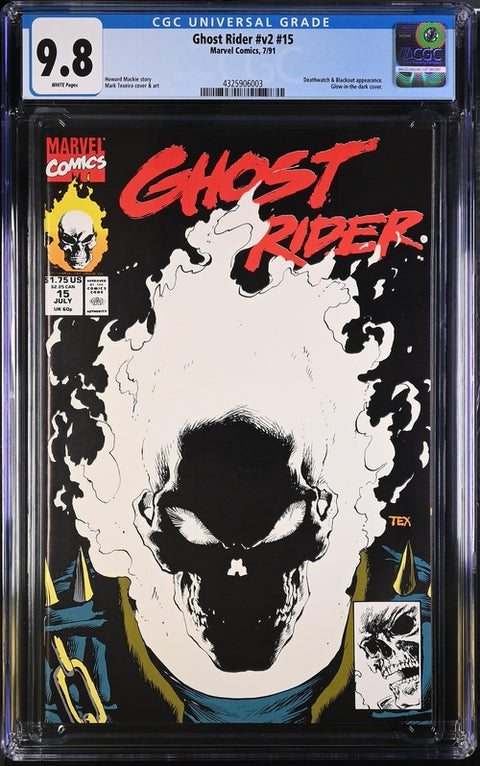 Ghost Rider, Vol. 2 #15 (CGC 9.8) (1991)   Marvel Comics 1991