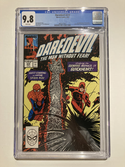 Daredevil, Vol. 1 #270 (CGC 9.8) (1989) 1st Blackheart