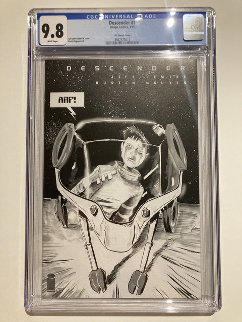 Descender #1EH.B (CGC 9.8) (2015) Jeff Lemire Sketch 'Eh!"