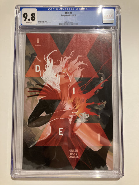 Die #1 (Image Comics)(CGC 9.8) (2018) Stephanie Hans Regular Cover