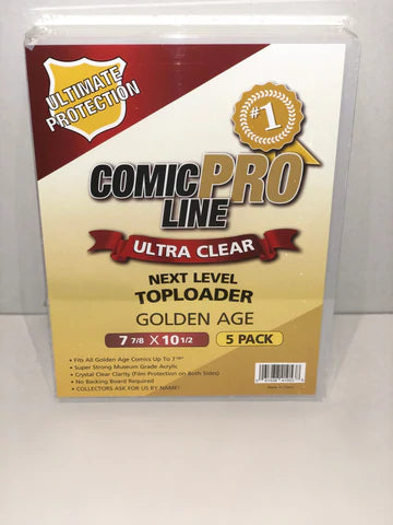 Top Loader - Golden (7 7/8" x 10 1/2")