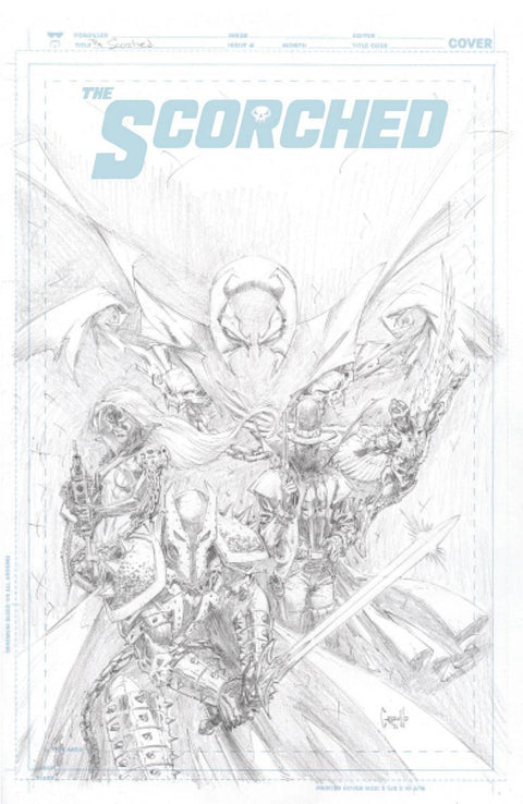 The Scorched #1H Cvr G 50 Copy Incentive Capullo Sketch