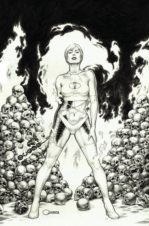 Nyx (Dynamite Entertainment) #1T 11 Copy FOC Vigonte B&W Virgin