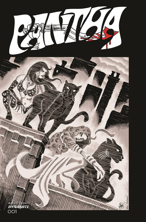 Pantha, Vol. 2 (Dynamite Entertainment) #1S 1:11 TMNT FOC Homage