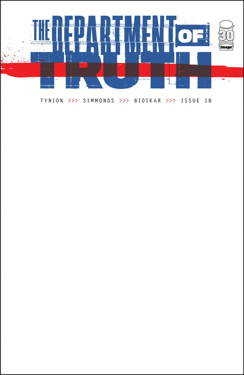 The Department of Truth Blank Cover
