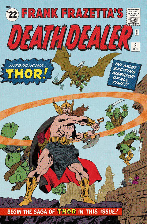 Frank Frazetta's Death Dealer (Opus) 1:5 Stefano Martino Variant Cover